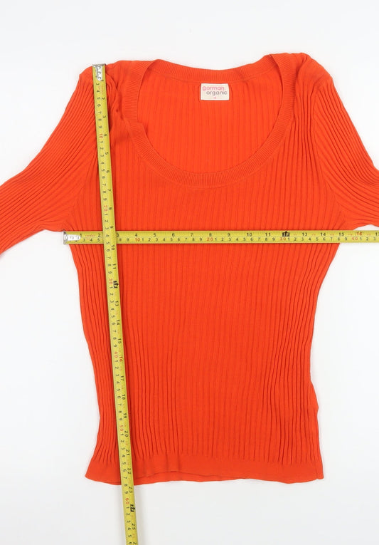 Womens UK Size 12 gorman Orange Pullover Jumper