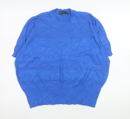 Marks and Spencer Women’s Blue Knit Short Sleeve Blouse Size 20
