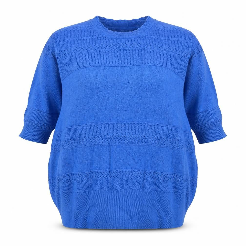 Marks and Spencer Women’s Blue Knit Short Sleeve Blouse Size 20