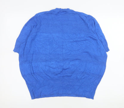 Marks and Spencer Women’s Blue Knit Short Sleeve Blouse Size 20