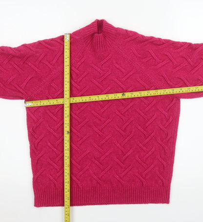 Womens UK Size 10 Lipsy Pink Pullover Jumper