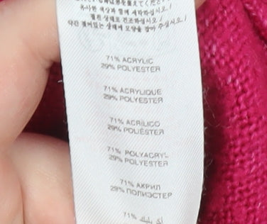 Womens UK Size 10 Lipsy Pink Pullover Jumper