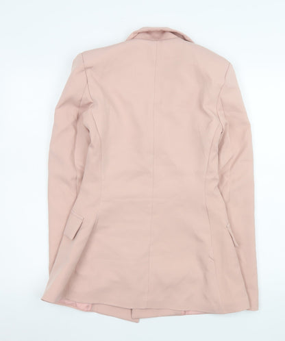 Womens UK Size 8 Boohoo Regular Pink Blazer
