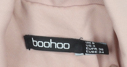 Womens UK Size 8 Boohoo Regular Pink Blazer