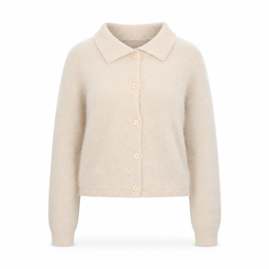 Womens UK Size M Brave Soul Beige Cardigan Jumper