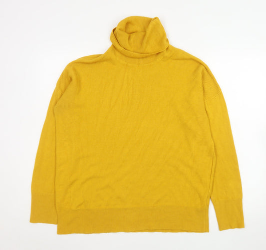 Womens UK Size 12 NEXT Yellow Pullover Jumper