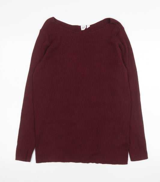 Womens UK Size L Gap Red Pullover Jumper