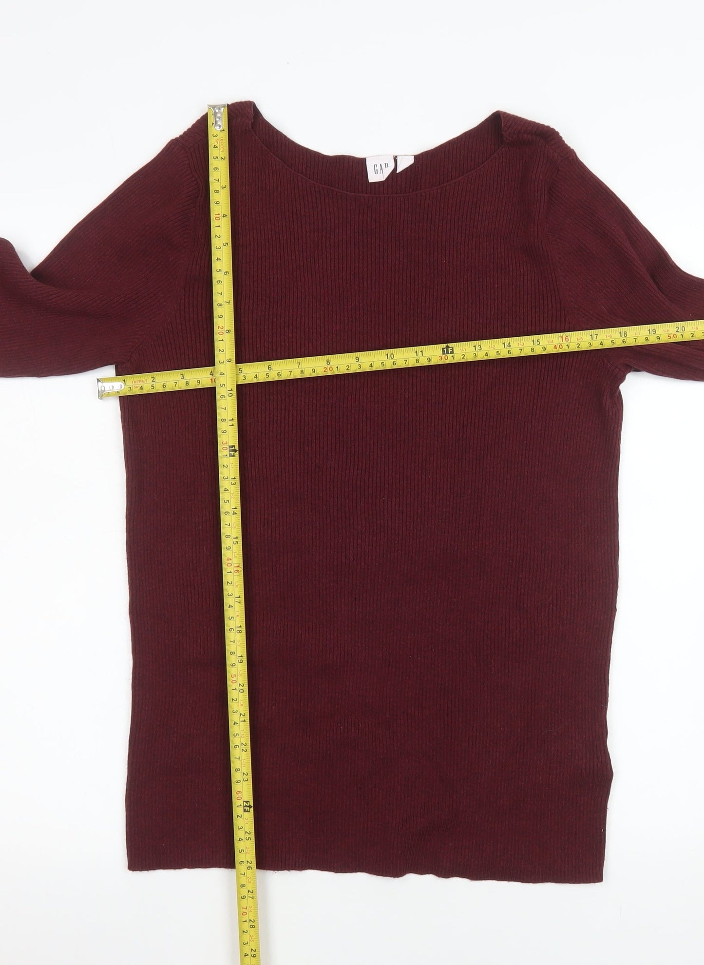 Womens UK Size L Gap Red Pullover Jumper