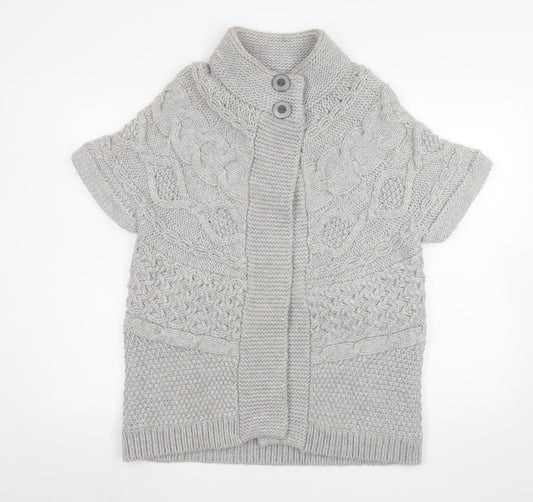 Womens UK Size 16 Marks and Spencer Grey Cardigan Jumper