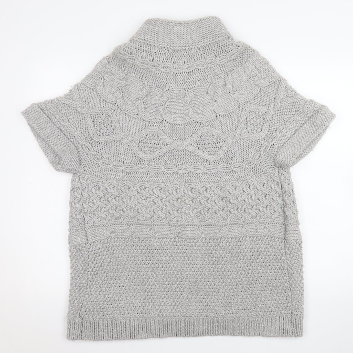 Womens UK Size 16 Marks and Spencer Grey Cardigan Jumper