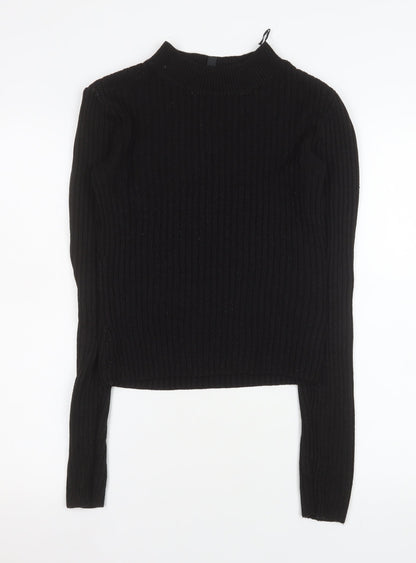 Womens UK Size 12 H&M Black Basic Blouse