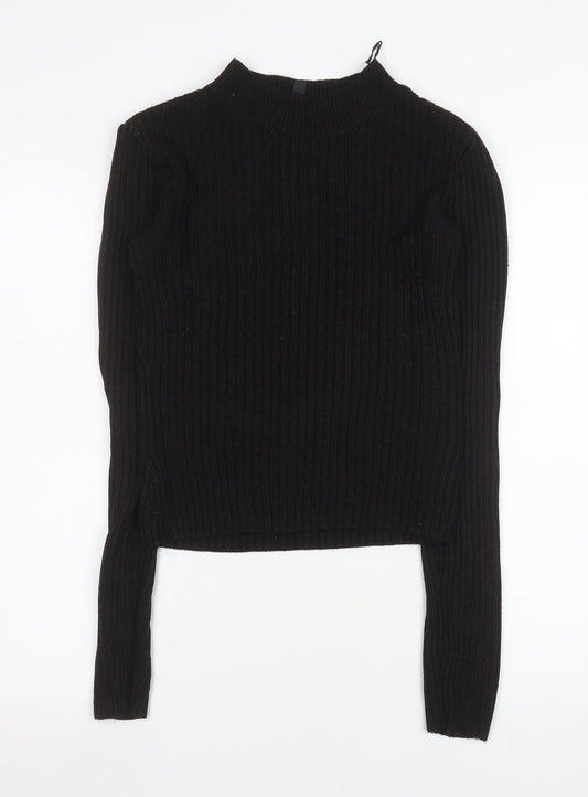 Womens UK Size 12 H&M Black Basic Blouse
