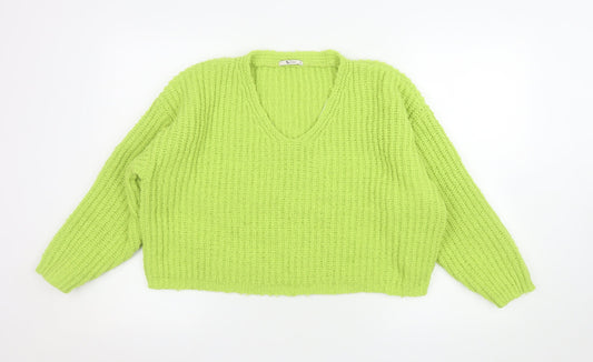 Womens UK Size 12 TU Green Pullover Jumper