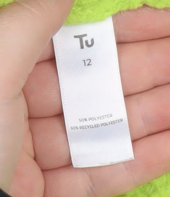 Womens UK Size 12 TU Green Pullover Jumper