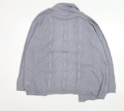 Womens UK Size L Bonmarché Grey Cardigan Jumper
