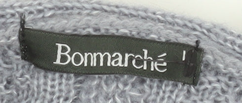 Womens UK Size L Bonmarché Grey Cardigan Jumper
