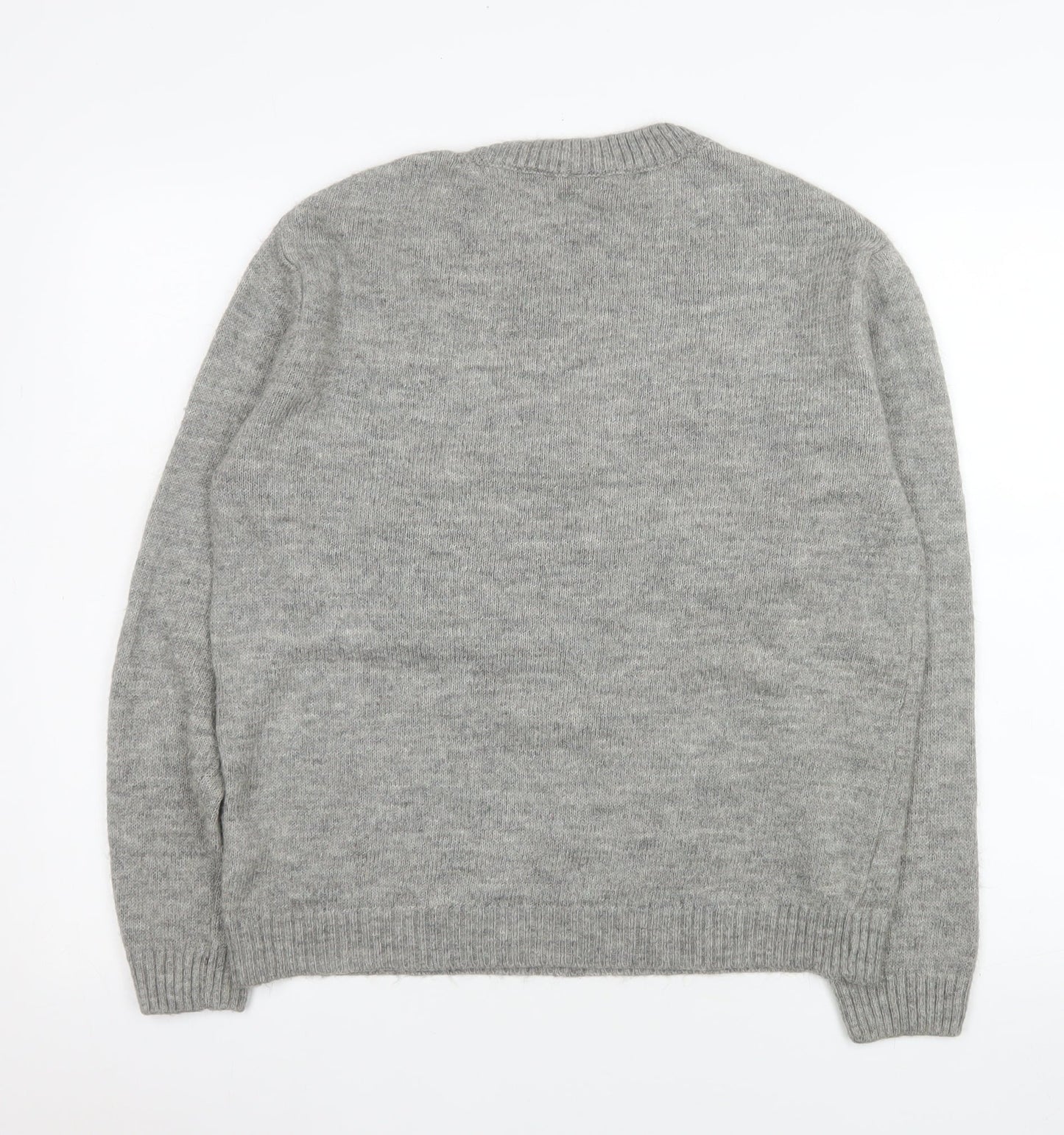 Mens UK Size M George Grey Pullover Jumper