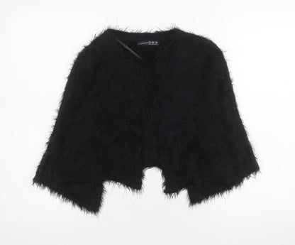 Womens UK Size 12 Atmosphere Black Cape Jumper