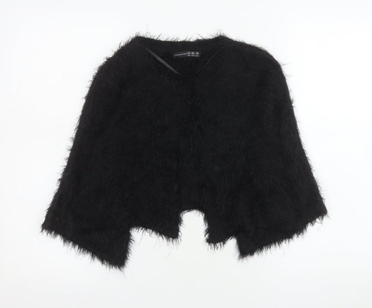 Womens UK Size 12 Atmosphere Black Cape Jumper