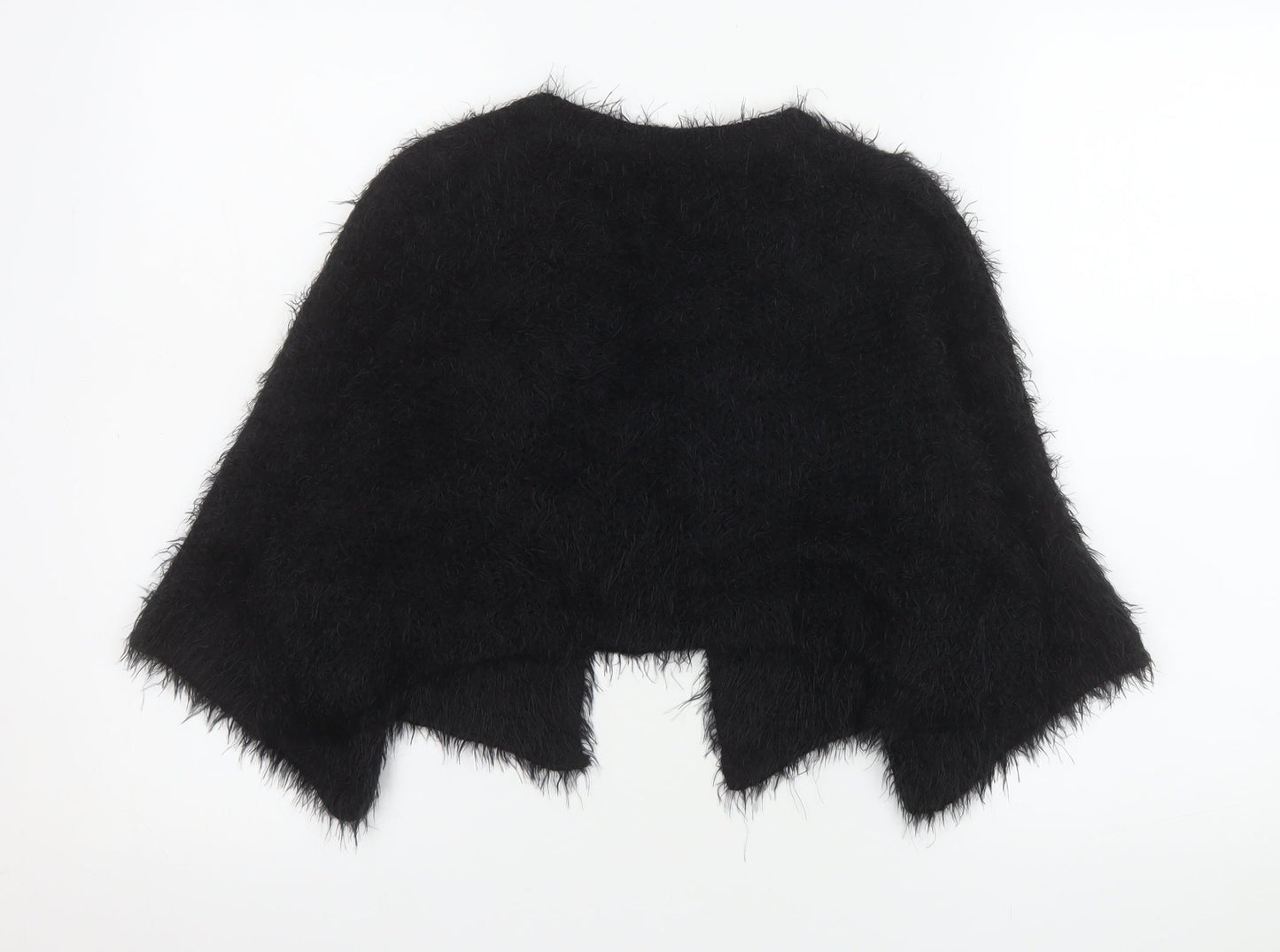 Womens UK Size 12 Atmosphere Black Cape Jumper