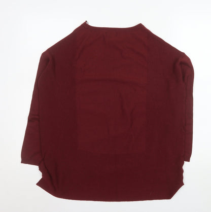 Womens UK Size 6 Topshop Red Pullover Jumper