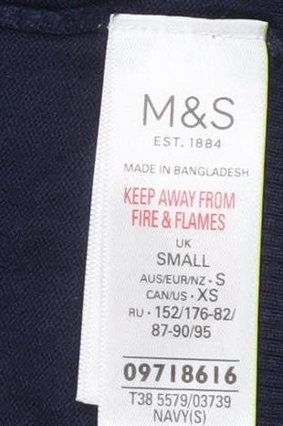 Womens UK Size S Marks and Spencer Blue Cardigan Jumper