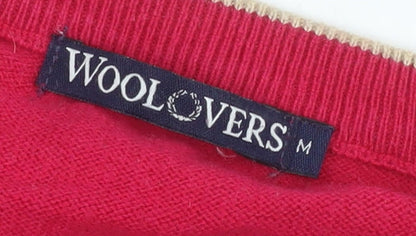 Mens UK Size M Woolovers Red Vest Jumper