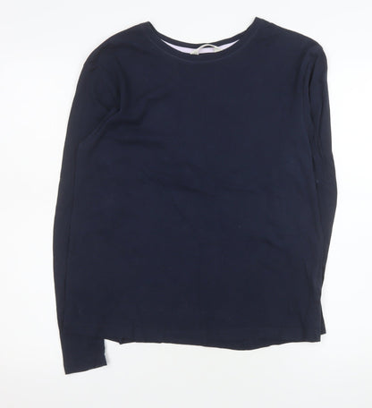 Womens UK Size XS Marks and Spencer Blue Basic T-Shirt
