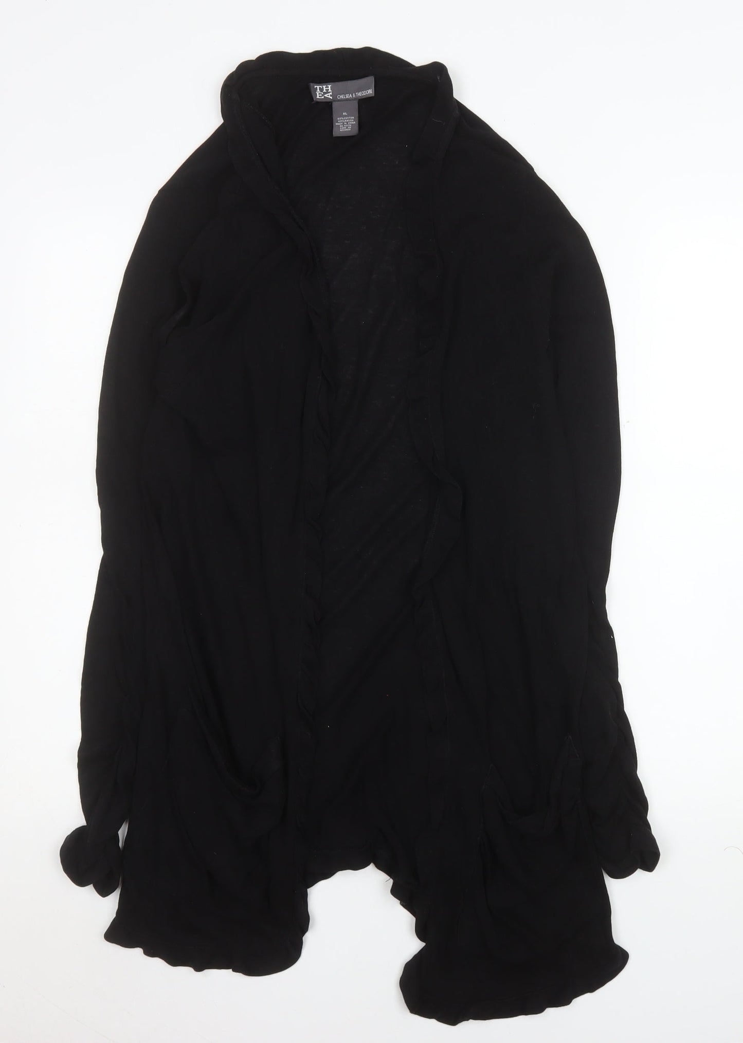 Womens UK Size XL Chelsea & Theodore Black Cardigan Jumper