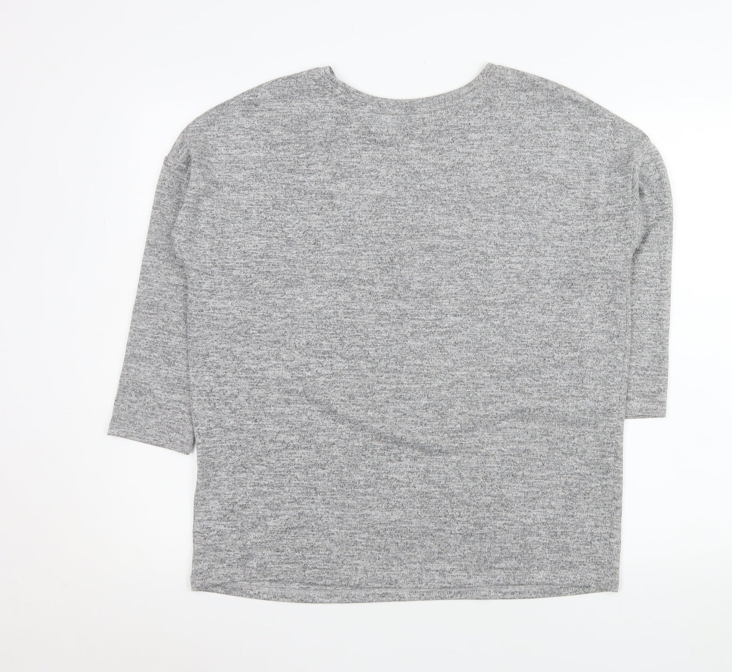 Womens UK Size 10 TU Grey Tunic Blouse