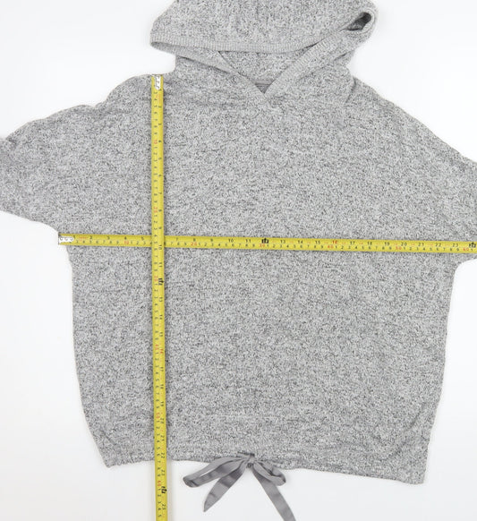 Womens UK Size 10 NEXT Grey Pullover Hoodie