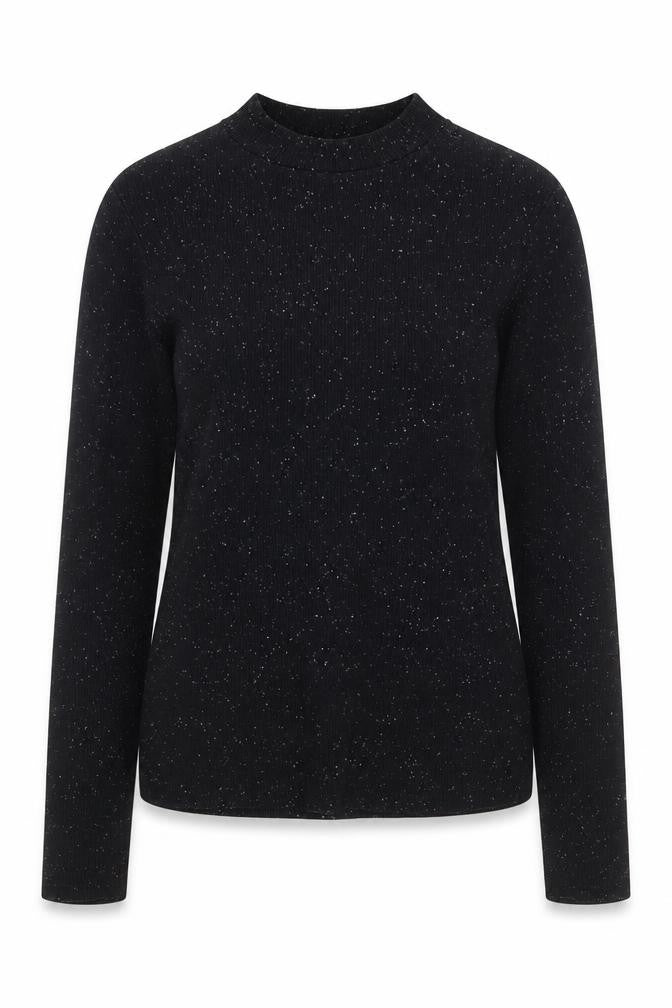 Womens UK Size S Monki Black Basic T-Shirt