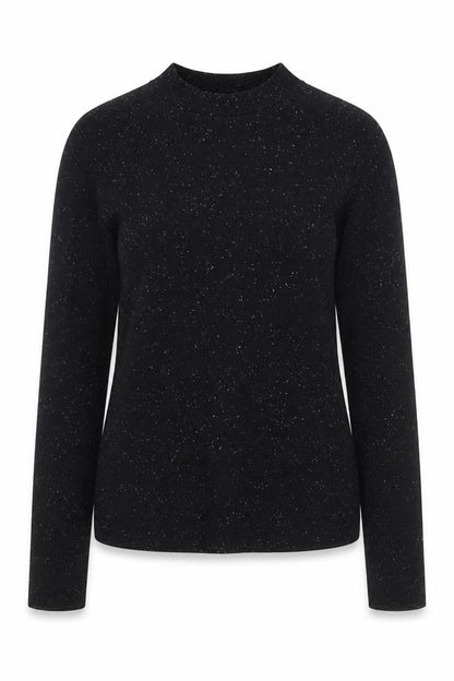 Womens UK Size S Monki Black Basic T-Shirt