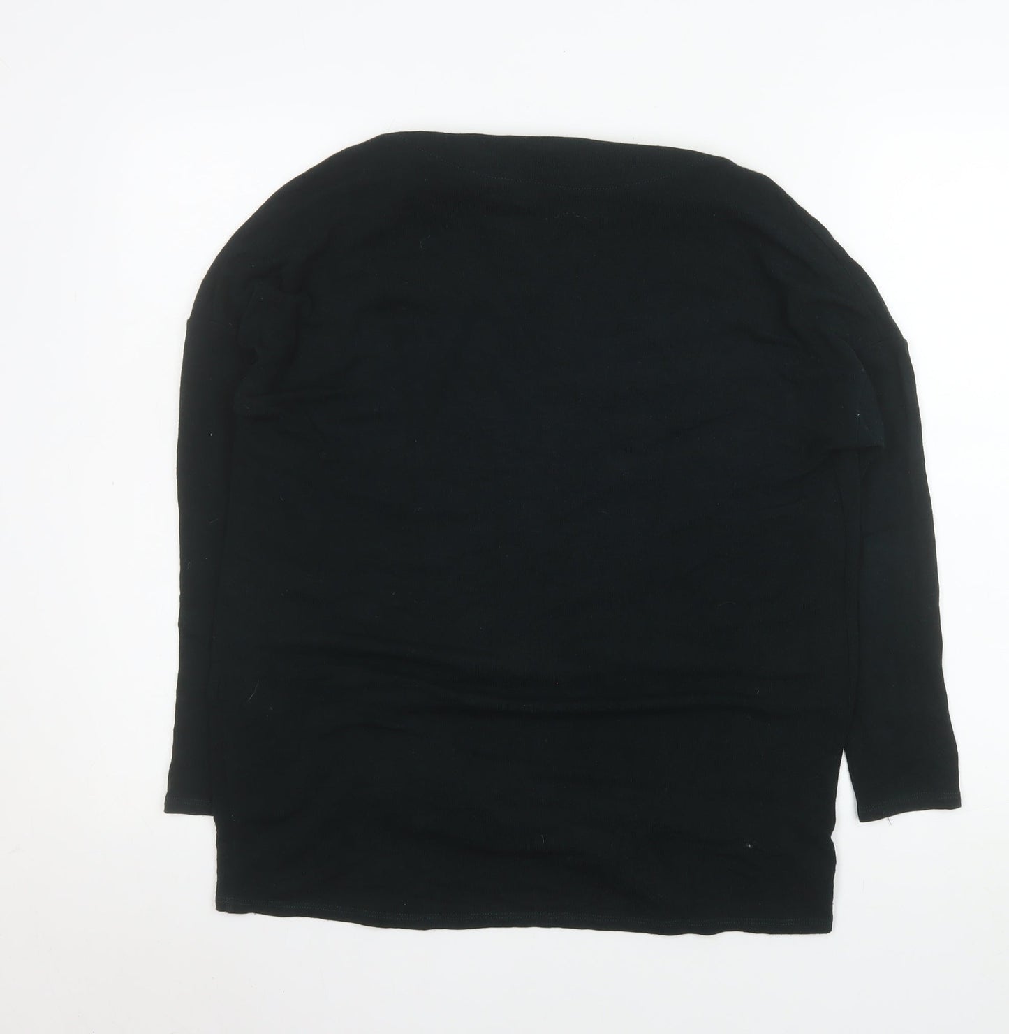 Womens UK Size 8 Phase Eight Black Tunic Blouse