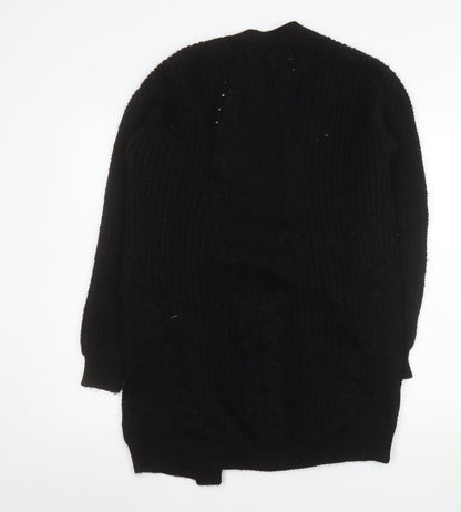 Womens UK Size 8 Lipsy Black Cardigan Jumper
