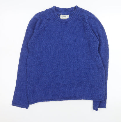 Womens UK Size 8 FatFace Blue Pullover Jumper