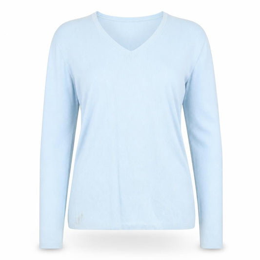 Womens UK Size M Eddie Bauer Blue Pullover Jumper