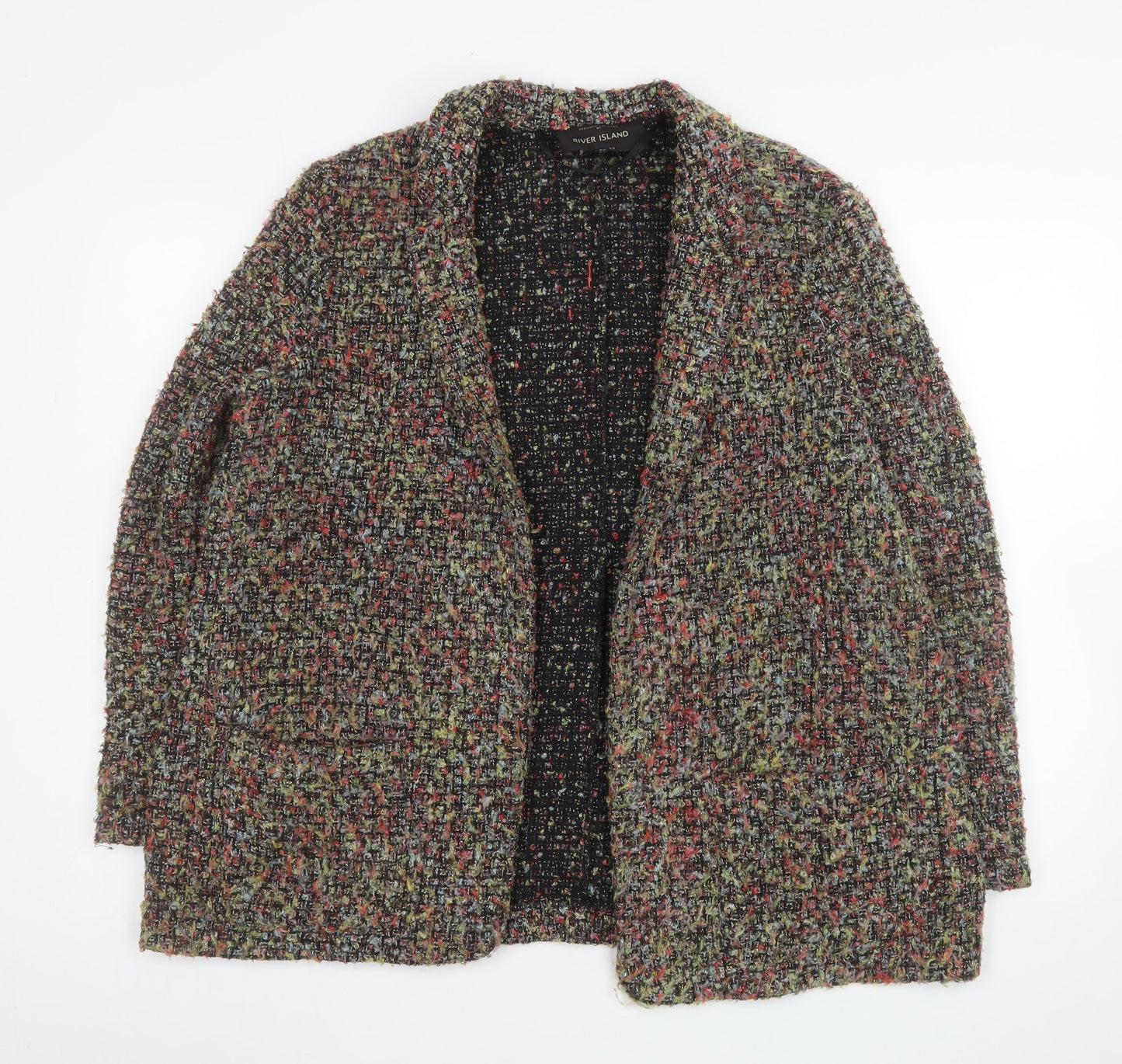 Womens UK Size 14 River Island Regular Multicoloured Blazer