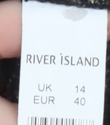 Womens UK Size 14 River Island Regular Multicoloured Blazer