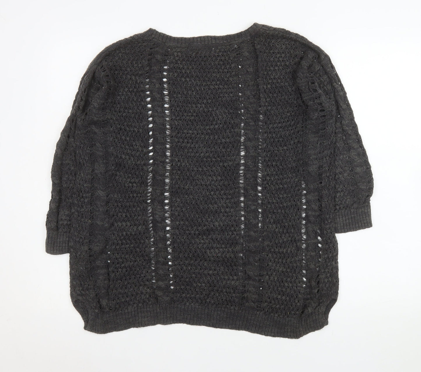 Womens UK Size 12 Fat Face Black Pullover Jumper