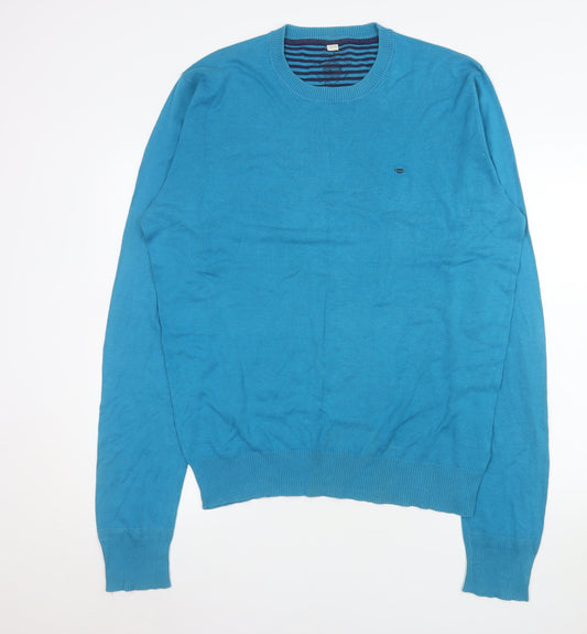 Mens UK Size XL Diesel Blue Pullover Jumper