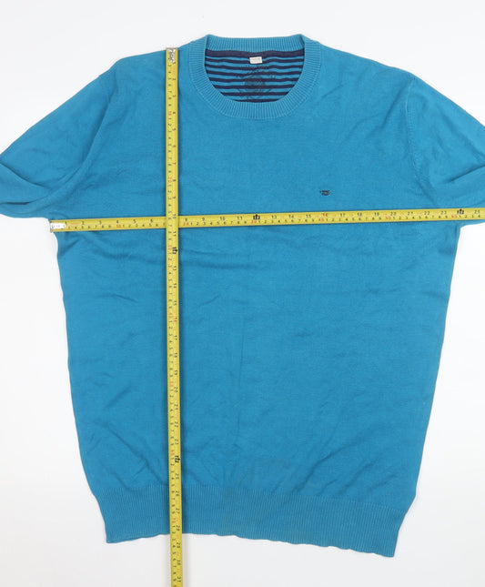 Mens UK Size XL Diesel Blue Pullover Jumper