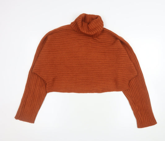 Womens UK Size L New Look Brown Pullover Jumper