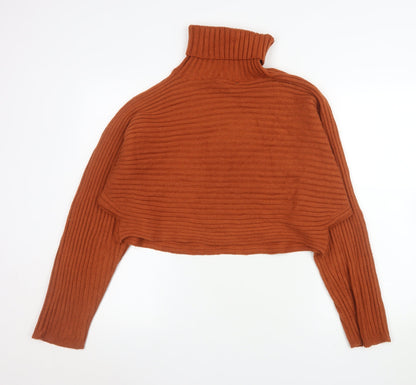 Womens UK Size L New Look Brown Pullover Jumper