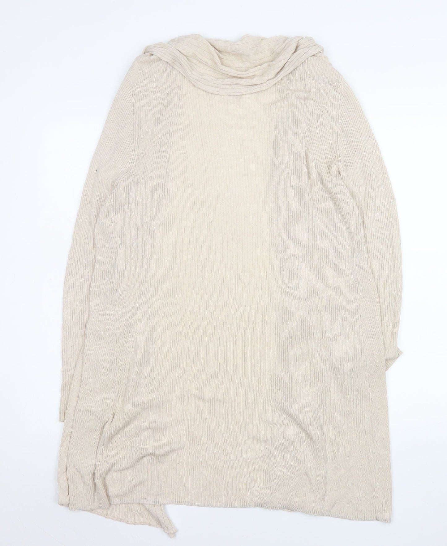 Womens UK Size 16 Phase Eight Beige Cardigan Jumper