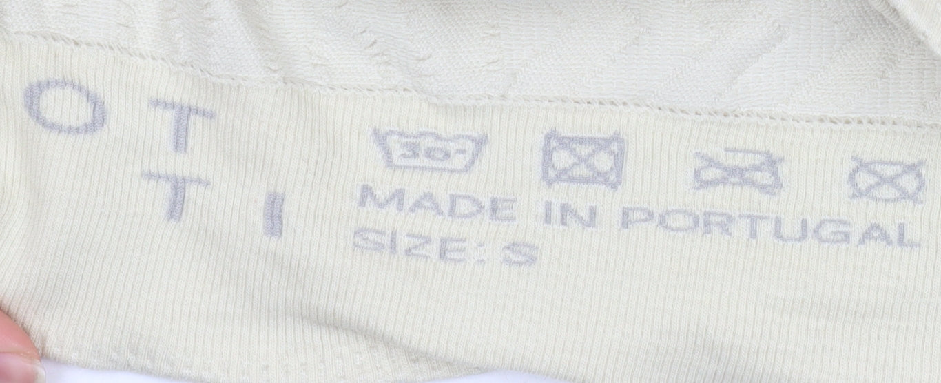 Womens UK Size S OTI Ivory Basic Jacket