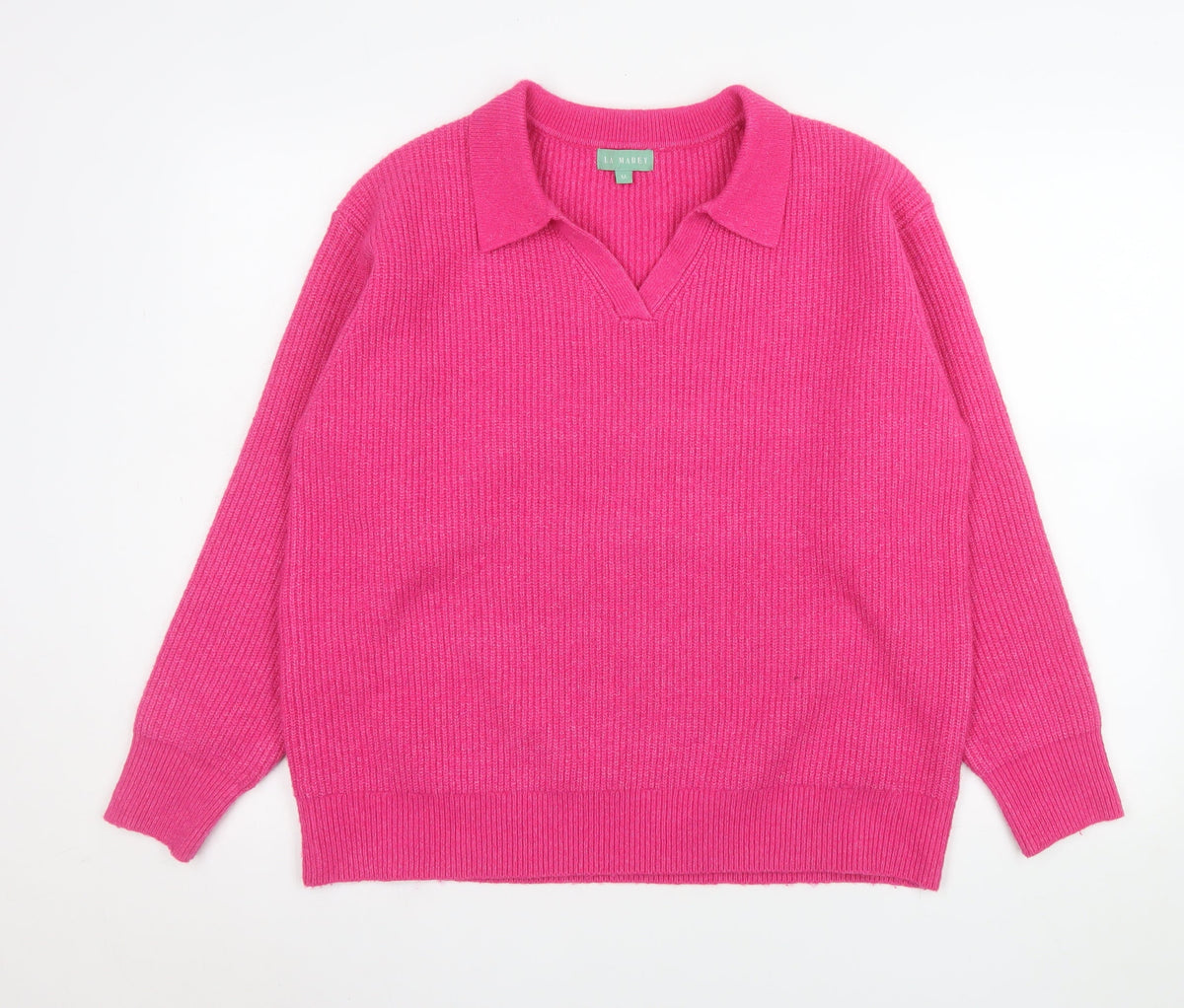 Womens UK Size M La Marey Pink Pullover Jumper
