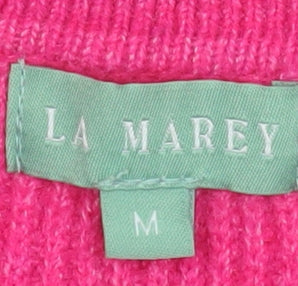 Womens UK Size M La Marey Pink Pullover Jumper