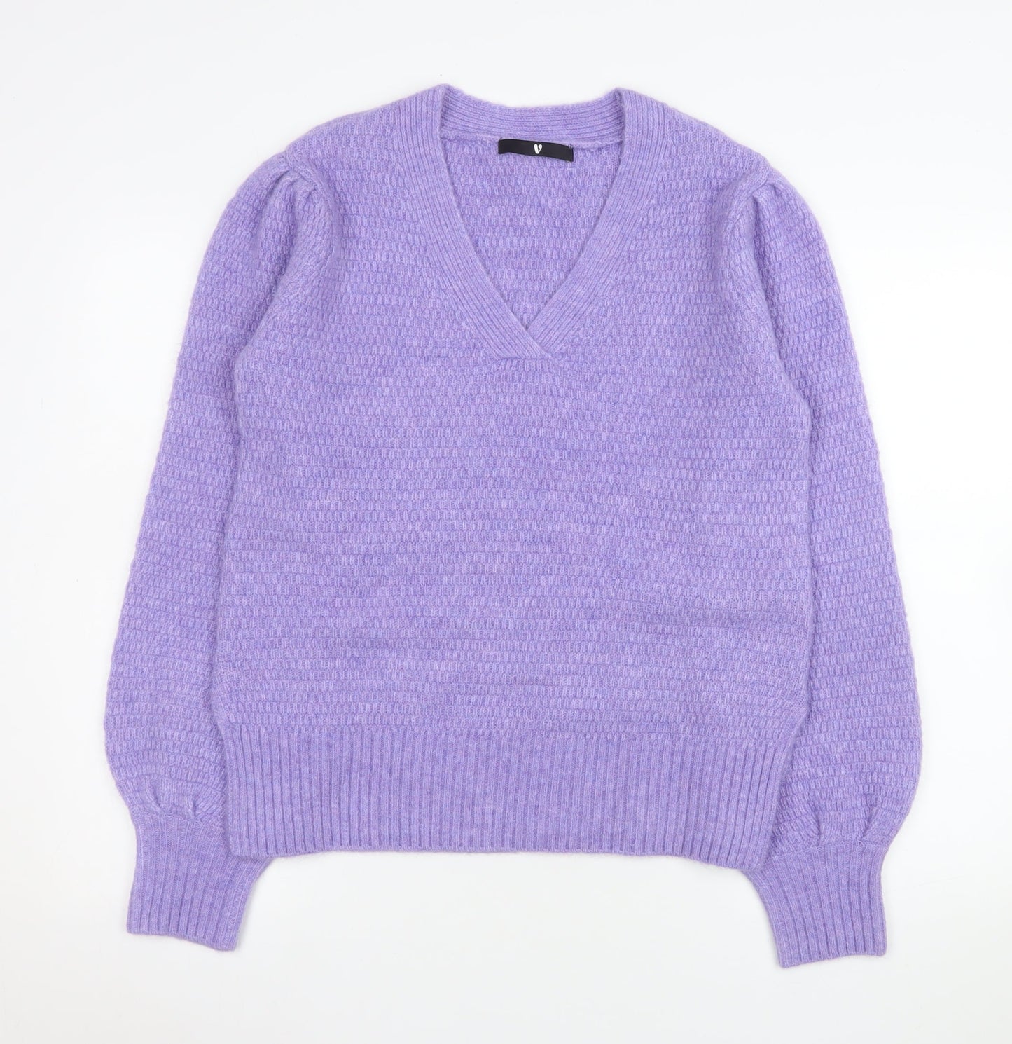 Womens UK Size 10 Very Purple Pullover Jumper