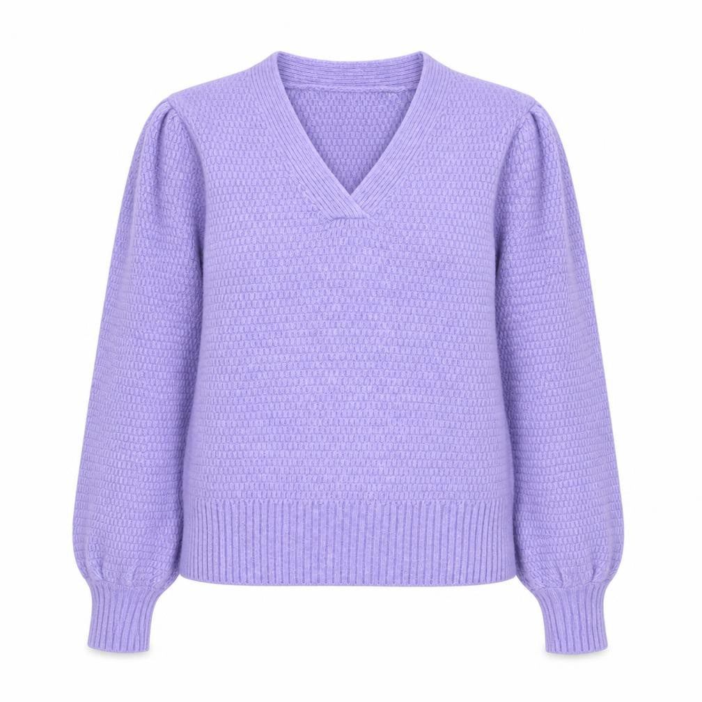 Womens UK Size 10 Very Purple Pullover Jumper